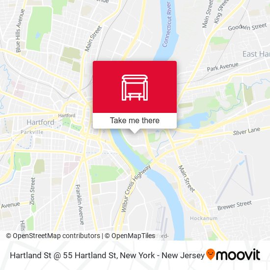Mapa de Hartland St @ 55 Hartland St