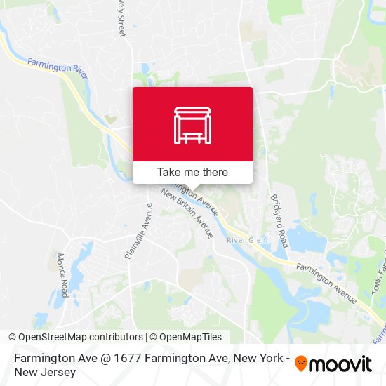 Farmington Ave @ 1677 Farmington Ave map