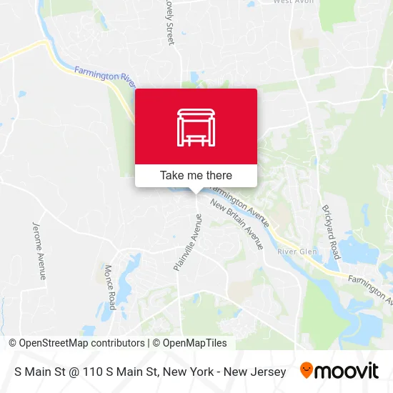 S Main St @ 110 S Main St map