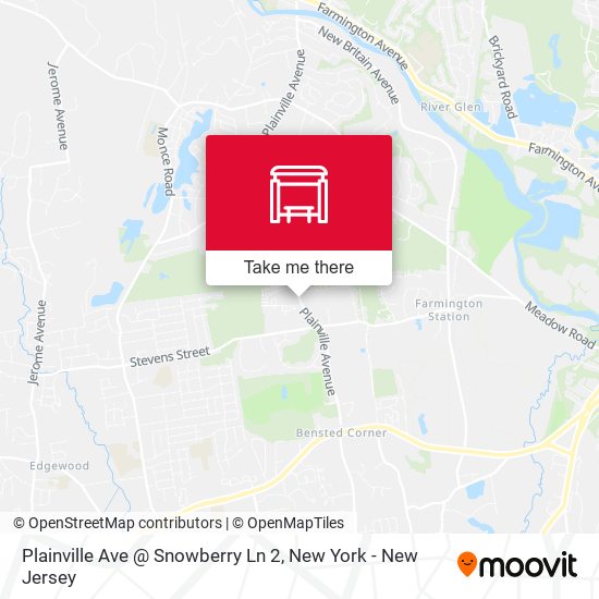 Plainville Ave @ Snowberry Ln 2 map