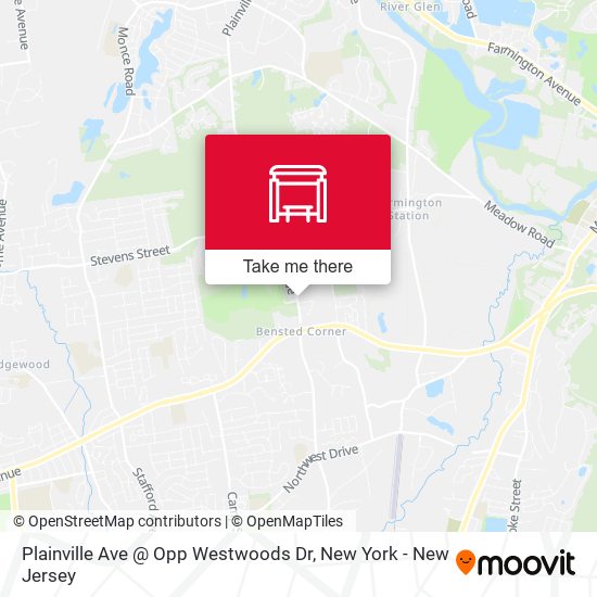 Mapa de Plainville Ave @ Opp Westwoods Dr
