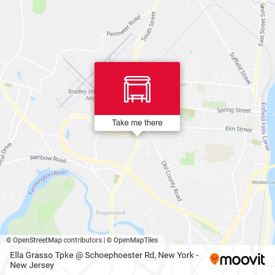 Ella Grasso Tpke @ Schoephoester Rd map