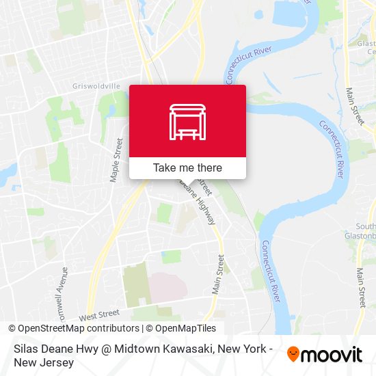 Silas Deane Hwy @ Midtown Kawasaki map