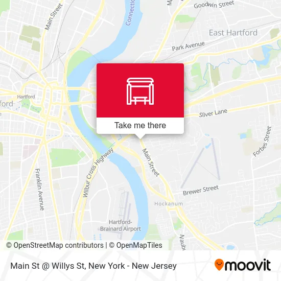 Main St @ Willys St map