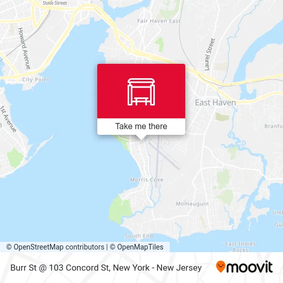 Burr St @ 103 Concord St map