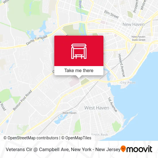 Veterans Cir @ Campbell Ave map
