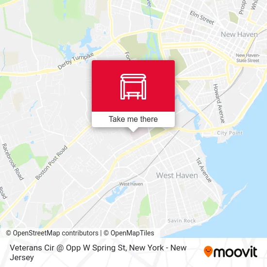 Veterans Cir @ Opp W Spring St map