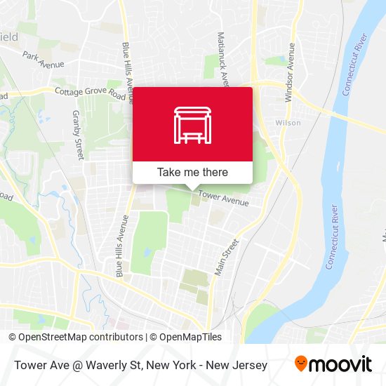 Mapa de Tower Ave @ Waverly St
