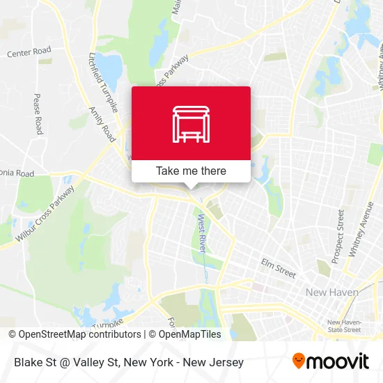 Blake St @ Valley St map