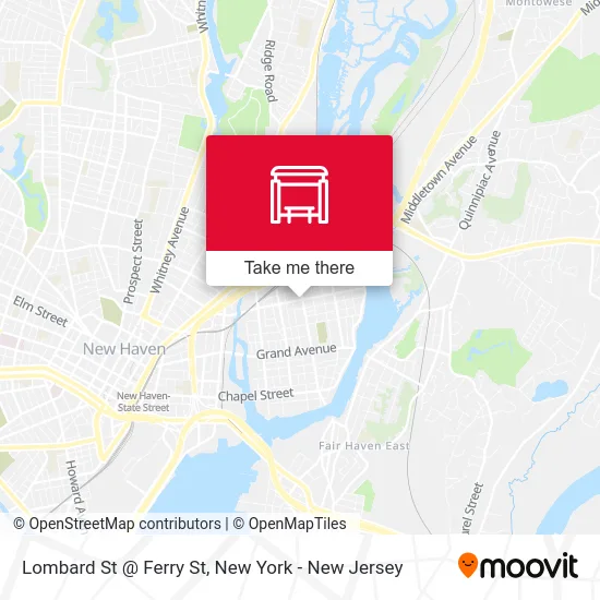 Lombard St @ Ferry St map