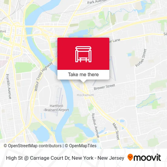 High St @ Carriage Court Dr map