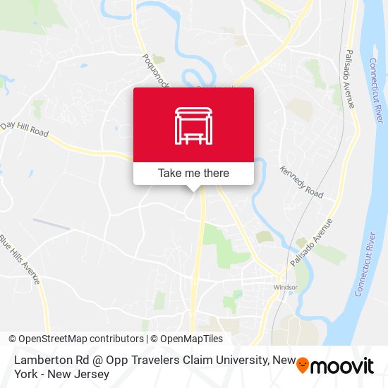 Lamberton Rd @ Opp Travelers Claim University map