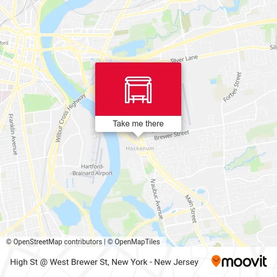 High St @ West Brewer St map