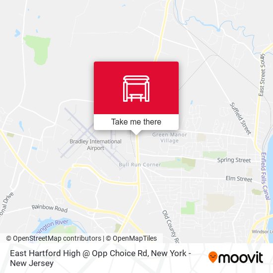 Mapa de East Hartford High @ Opp Choice Rd