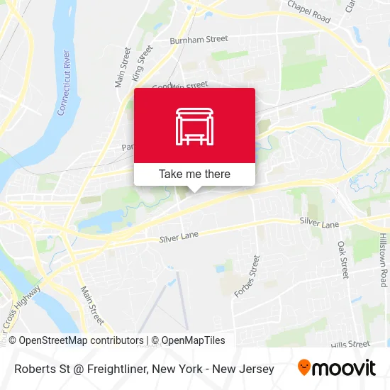 Roberts St @ Freightliner map