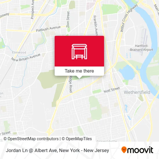 Jordan Ln @ Albert Ave map