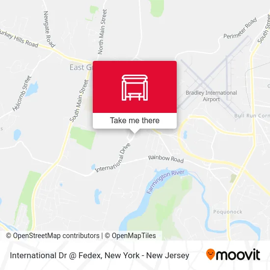 International Dr @ Fedex map