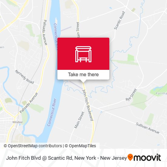 Mapa de John Fitch Blvd @ Scantic Rd