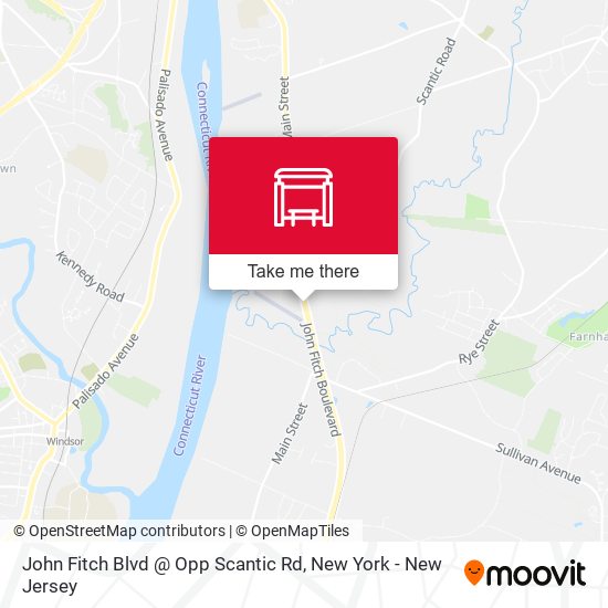 John Fitch Blvd @ Opp Scantic Rd map