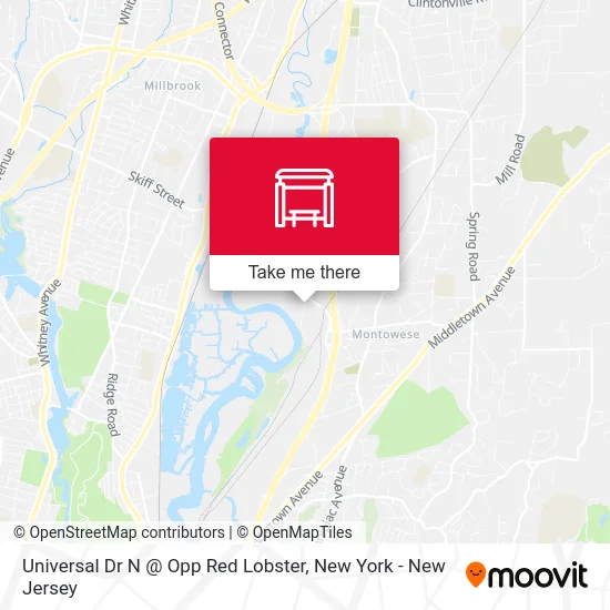 Universal Dr N @ Opp Red Lobster map