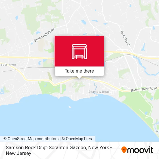 Samson Rock Dr @ Scranton Gazebo map