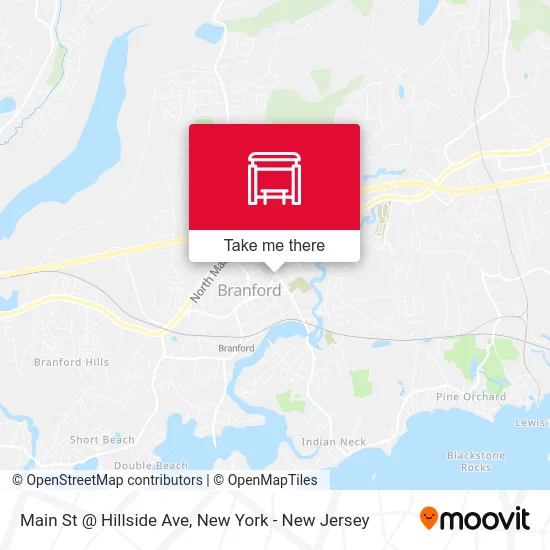 Main St @ Hillside Ave map