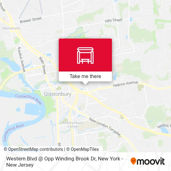 Western Blvd @ Opp Winding Brook Dr map