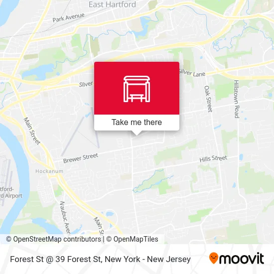 Forest St @ 39 Forest St map