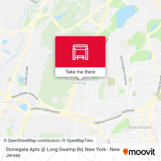 Stonegate Apts @ Long Swamp Rd map