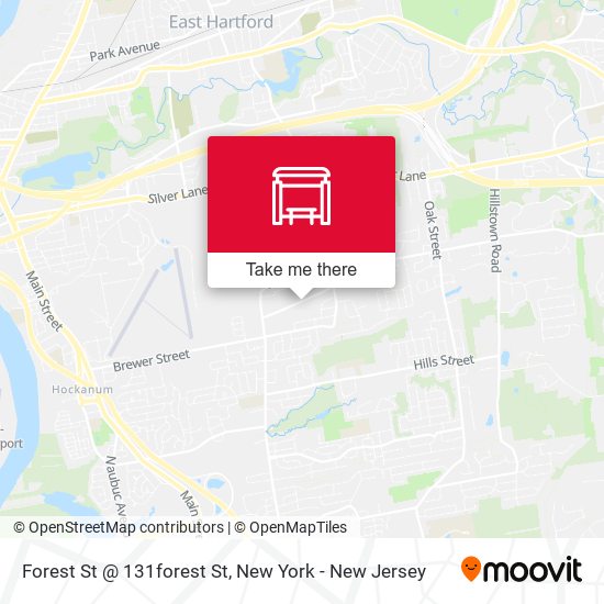 Mapa de Forest St @ 131forest St