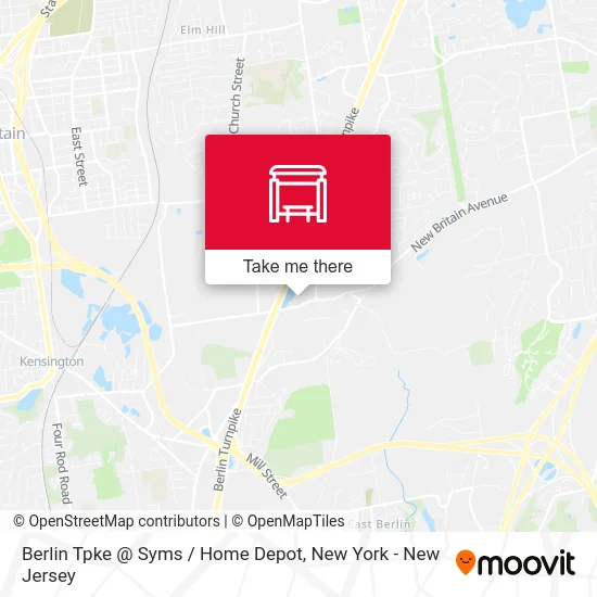 Berlin Tpke @ Syms / Home Depot map