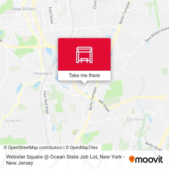 Webster Square @ Ocean State Job Lot map