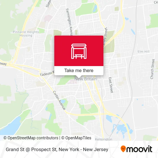 Grand St @ Prospect St map