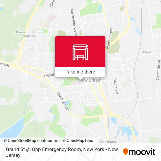 Grand St @ Opp Emergency Room map