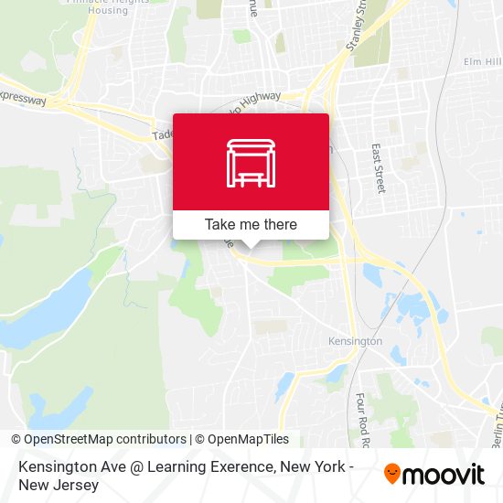 Kensington Ave @ Learning Exerence map