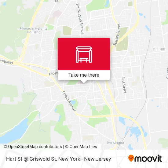 Hart St @ Griswold St map