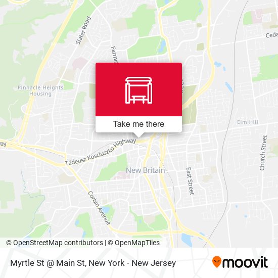 Mapa de Myrtle St @ Main St