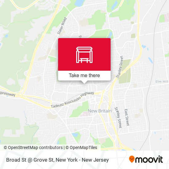 Mapa de Broad St @ Grove St