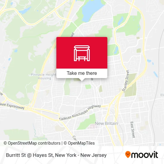 Burritt St @ Hayes St map
