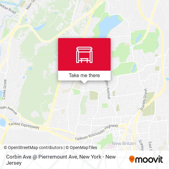 Corbin Ave @ Pierremount Ave map