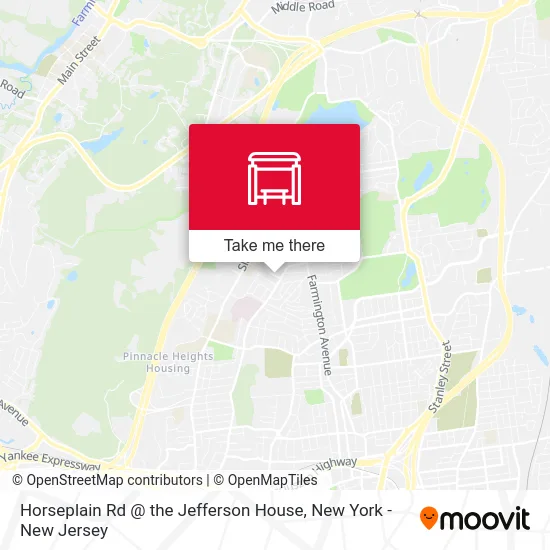 Horseplain Rd @ the Jefferson House map