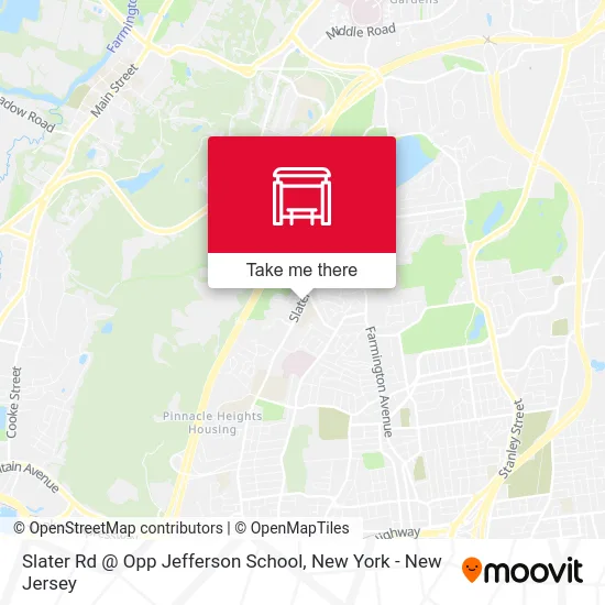 Slater Rd @ Opp Jefferson School map