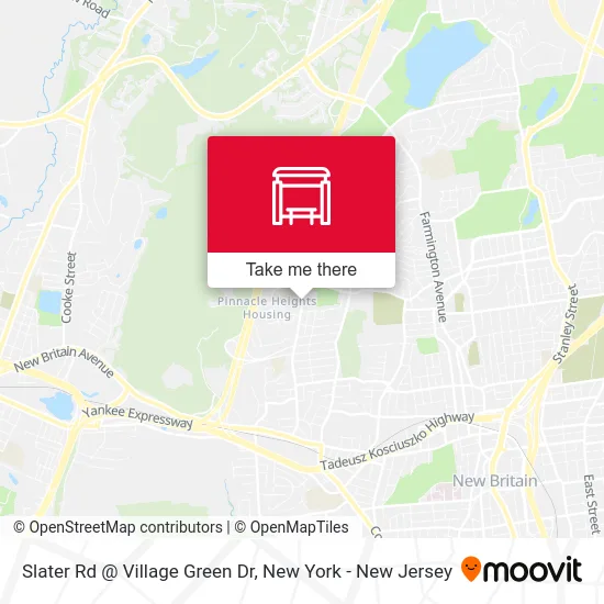 Slater Rd @ Village Green Dr map