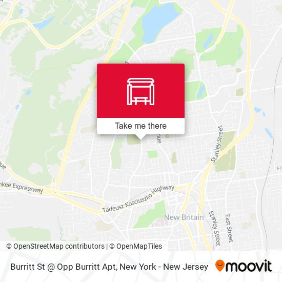 Burritt St @ Opp Burritt Apt map