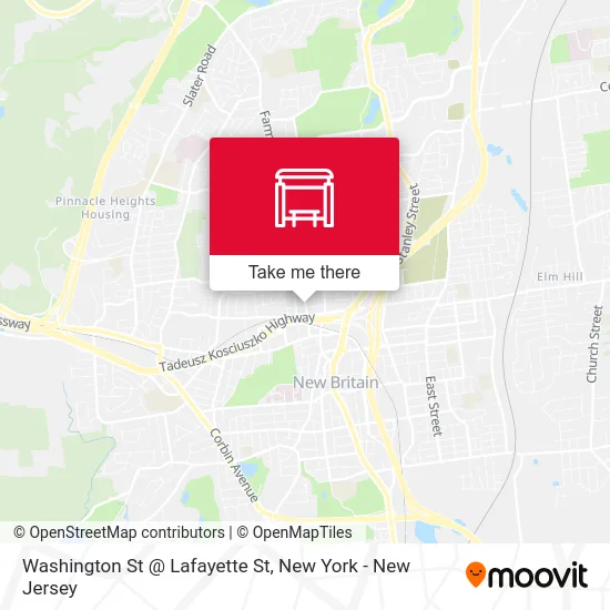 Washington St @ Lafayette St map