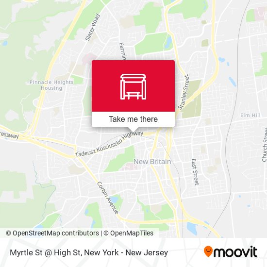 Mapa de Myrtle St @ High St