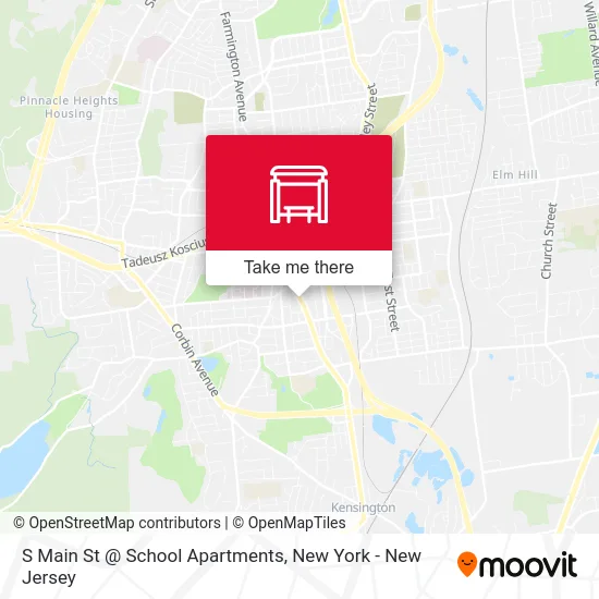 S Main St @ School Apartments map