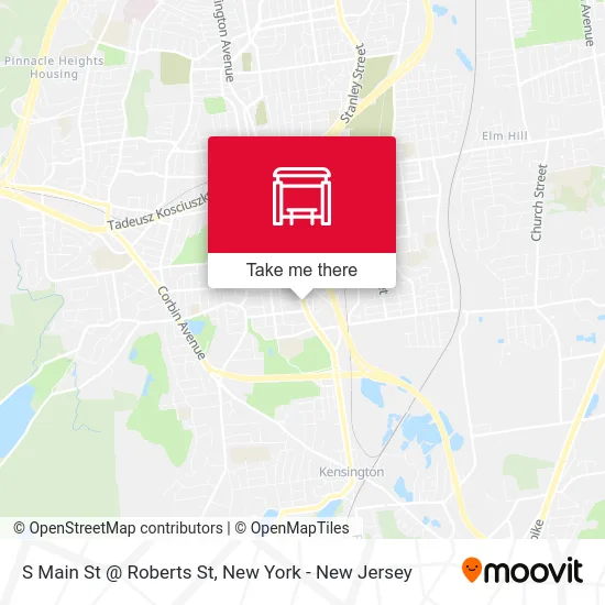 S Main St @ Roberts St map