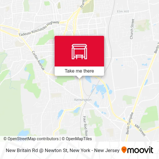 New Britain Rd @ Newton St map