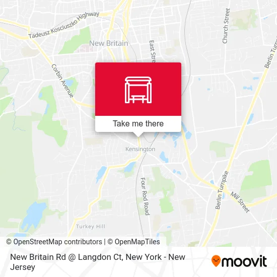 New Britain Rd @ Langdon Ct map
